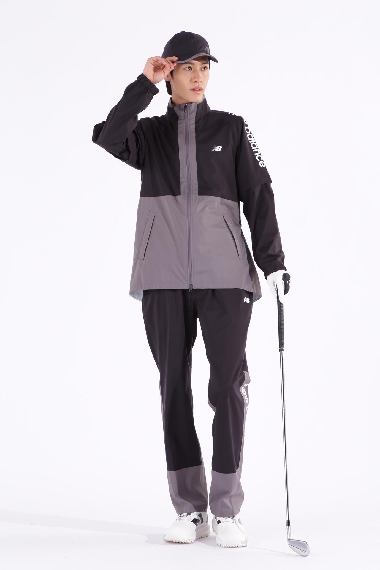透湿防水 防風 セットアップ レインウェア (MENS) | new balance golf