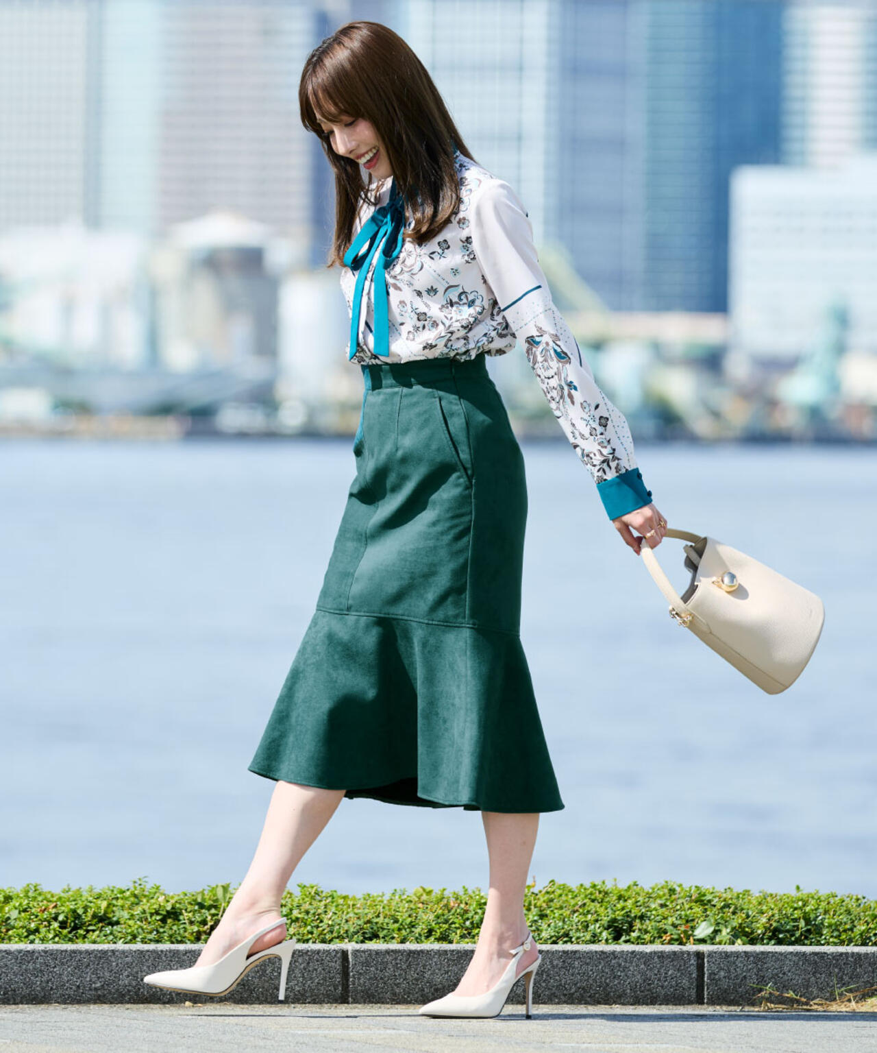 フローラルスカーフプリントブラウス | PINKY&DIANNE（ピンキー