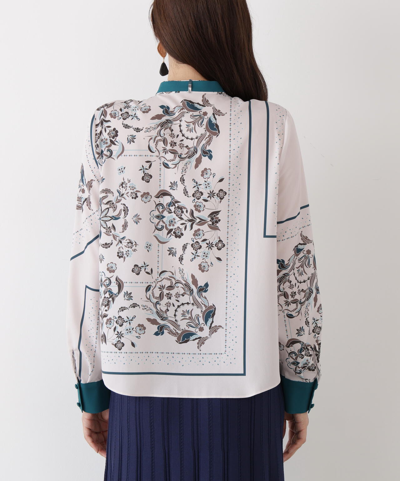 フローラルスカーフプリントブラウス | PINKY&DIANNE（ピンキー