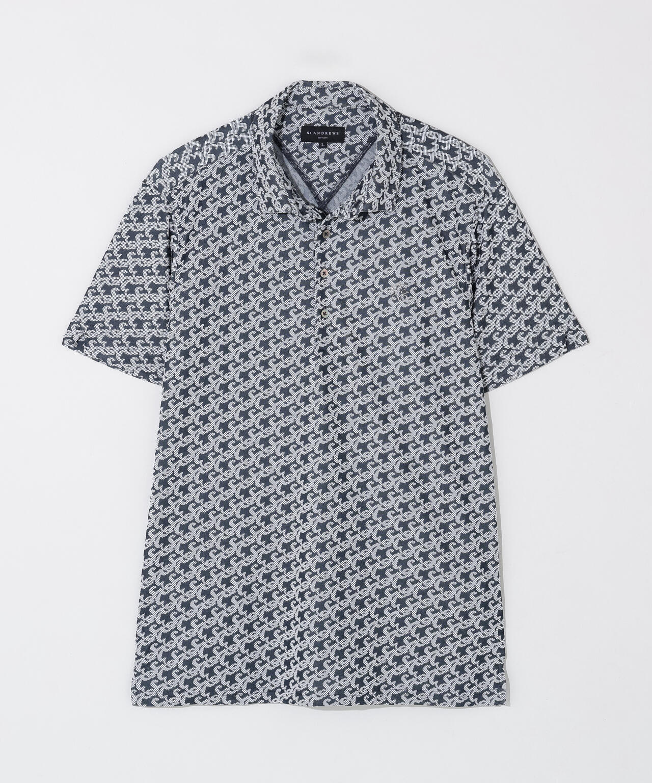 SAロゴトッドジャガード半袖シャツ (MENS) | St ANDREWS（セント