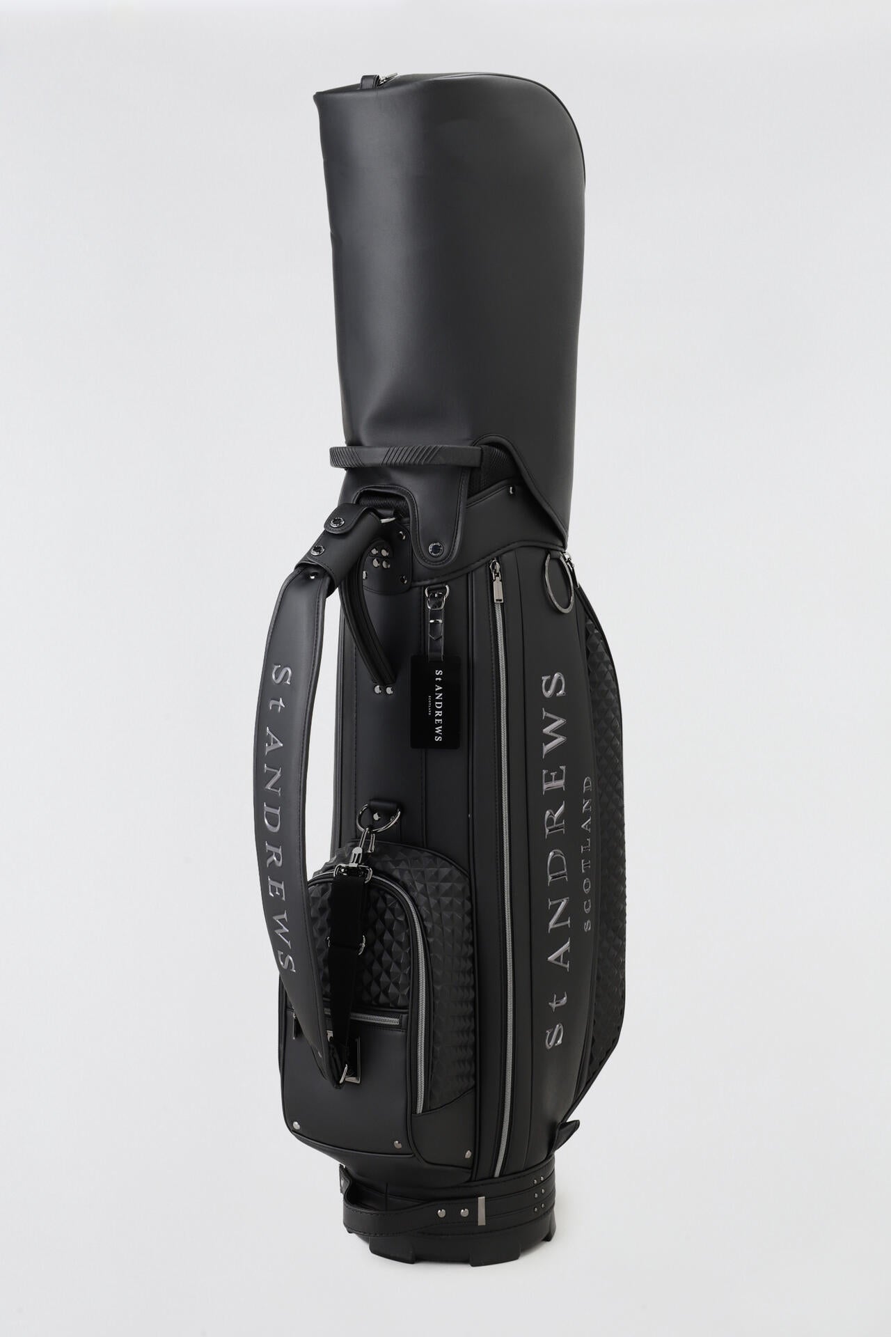 9.0インチ スリムカート型ピラミッドエンボス キャディバッグ (46