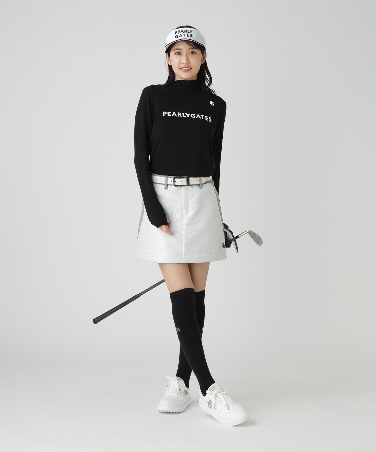 PGisPGラグウォームプレミア長袖ハイネックカットソー | PEARLY GATES