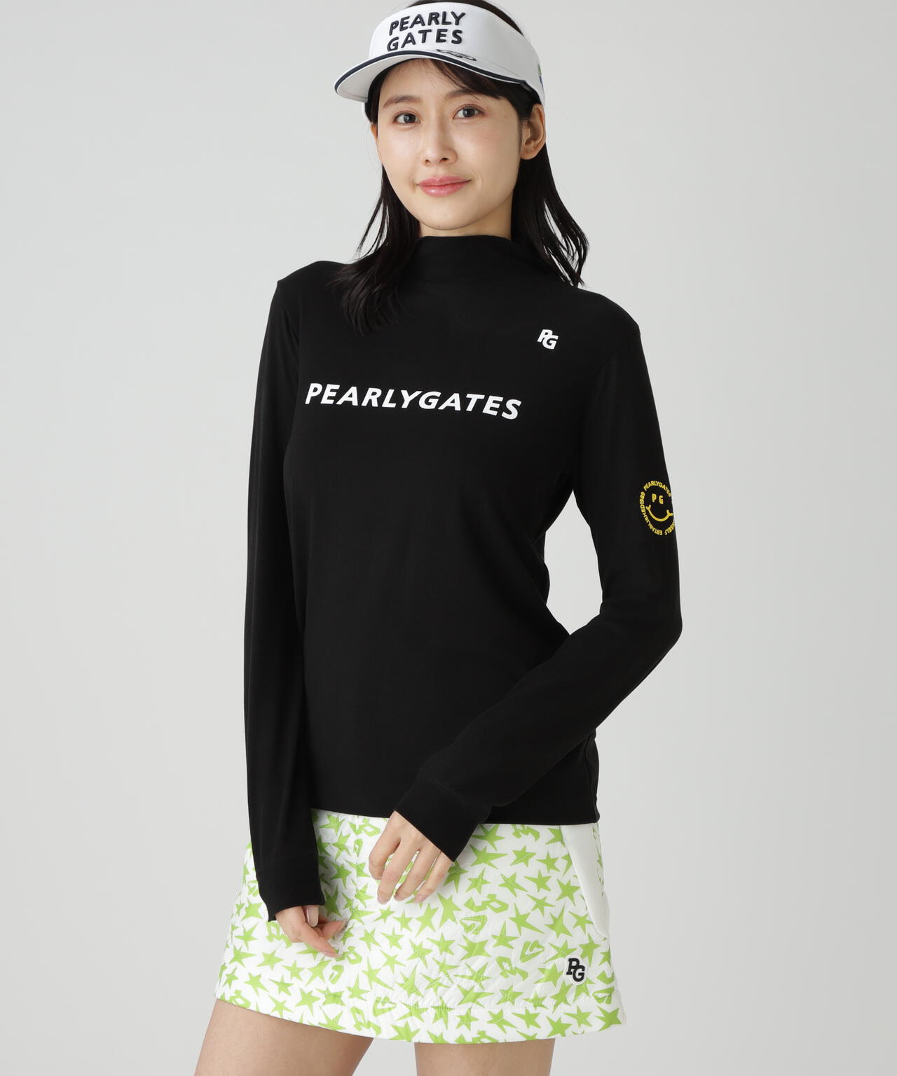 PGisPGラグウォームプレミア長袖ハイネックカットソー | PEARLY GATES