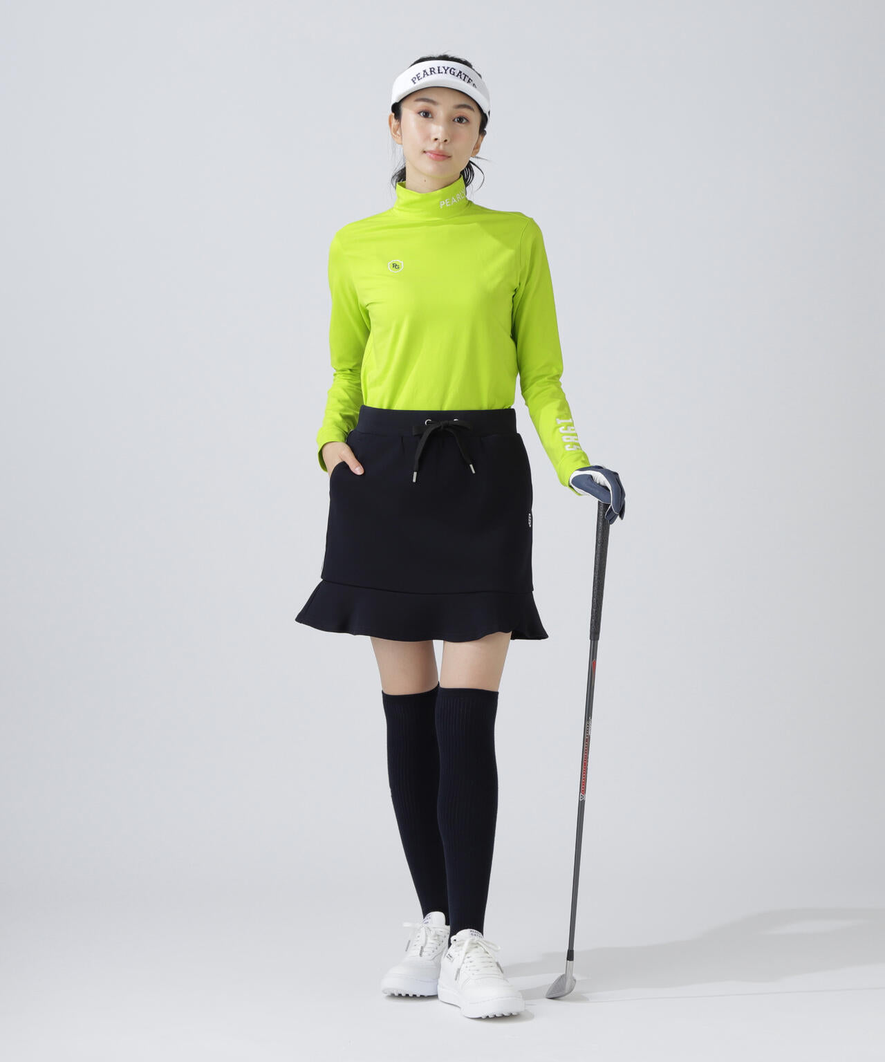 綿ベア天竺長袖ハイネックカットソー | PEARLY GATES（パーリーゲイツ