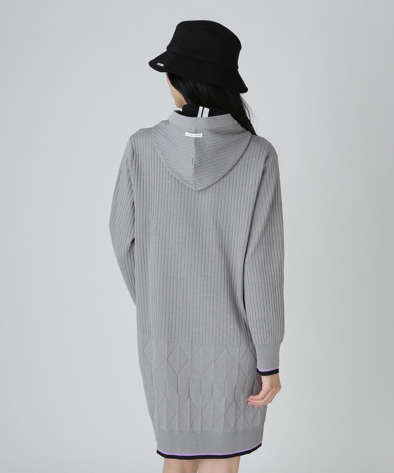 ポリエステルヤーンmmフーディニットワンピース | PEARLY GATES