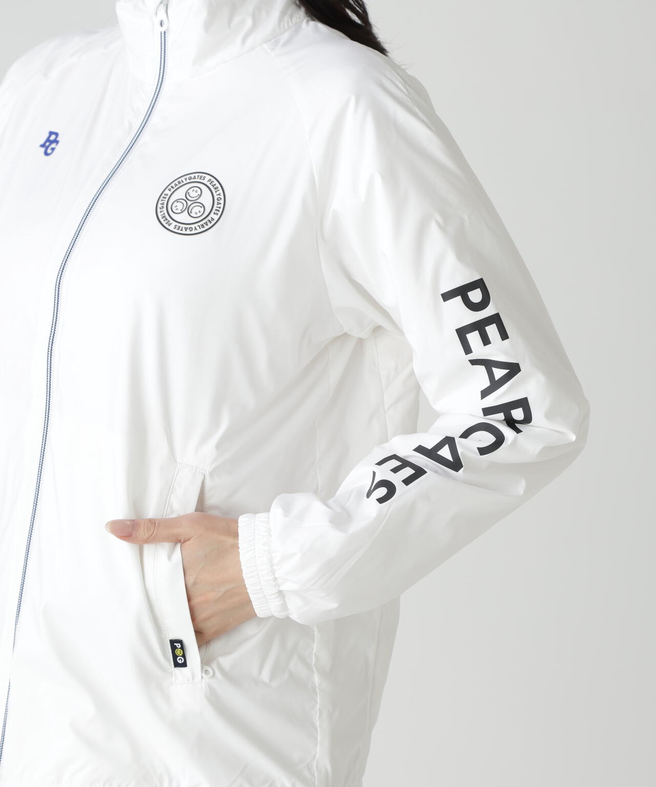 Peミニリップ中綿ジップアップブルゾン | PEARLY GATES（パーリー