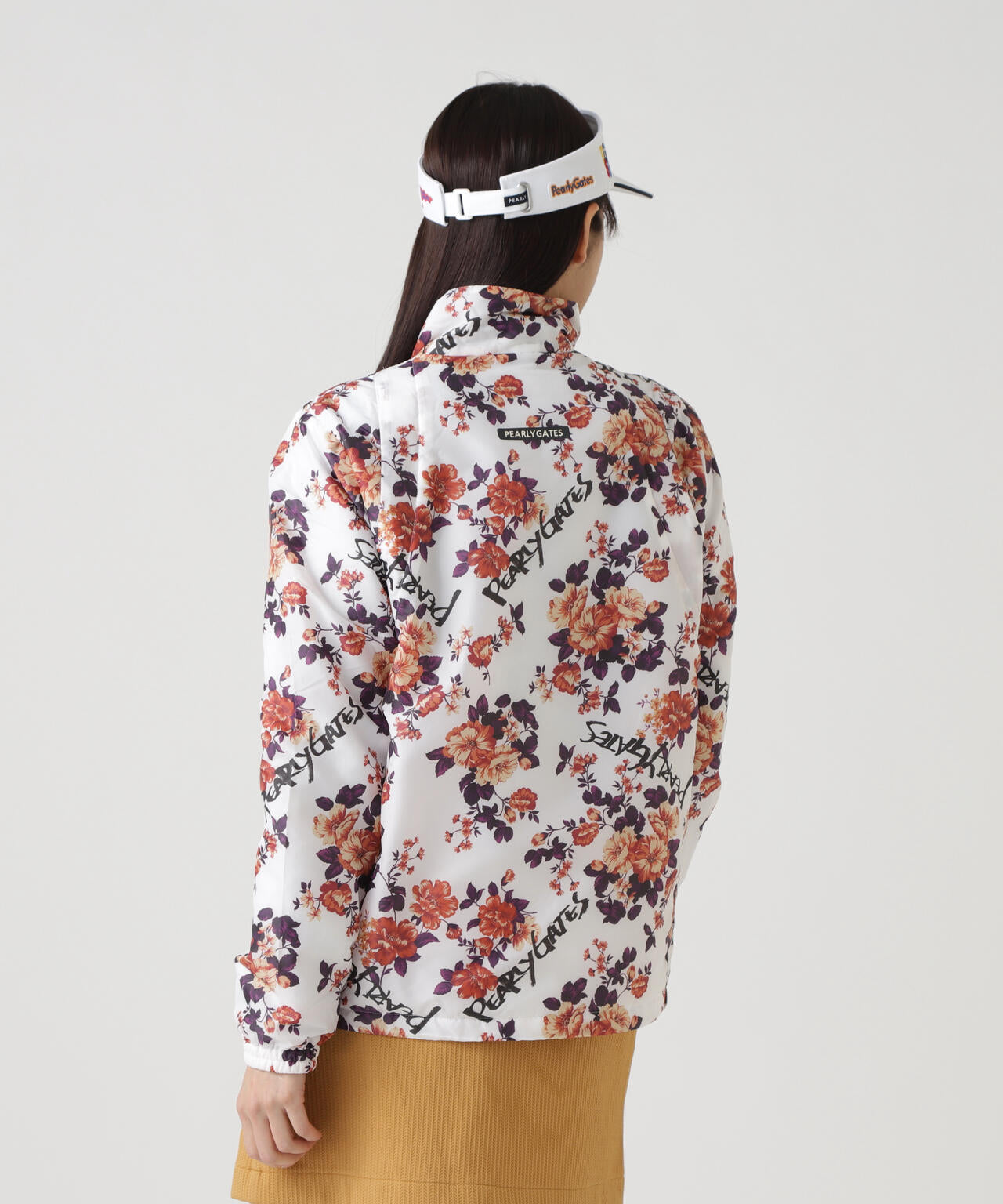 Peミニリップ中綿ジップアップブルゾン ＜繊細花柄＞ | PEARLY GATES
