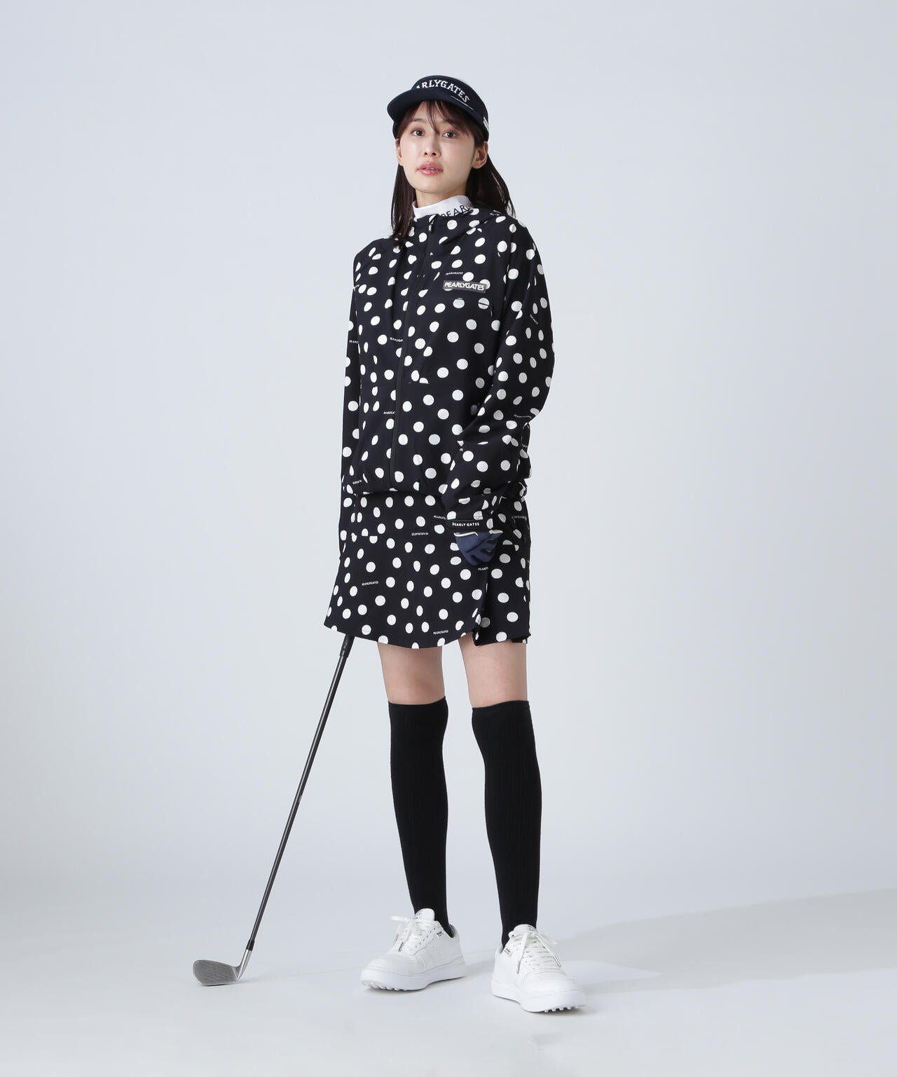 Peストレッチサッカー フルジップフーディ ＜ランダムドット柄