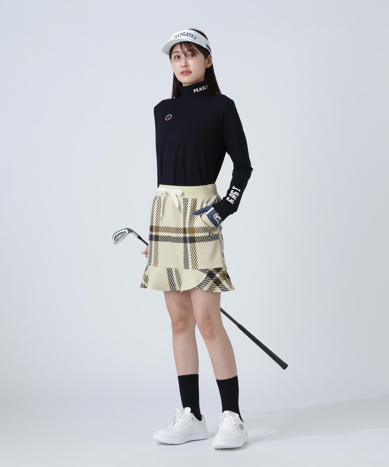 Peスパンダンボールメッシュスカート | PEARLY GATES（パーリーゲイツ