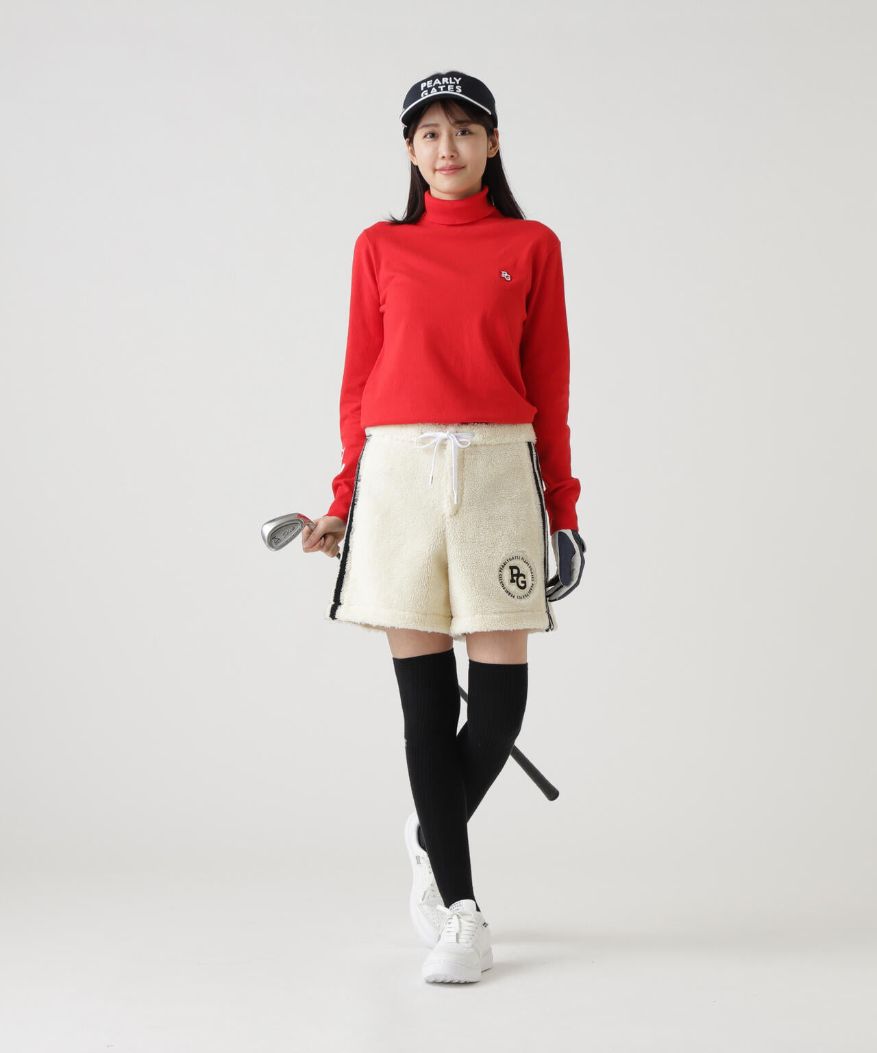 カシミヤタッチタートルネックニットプルオーバー | PEARLY GATES