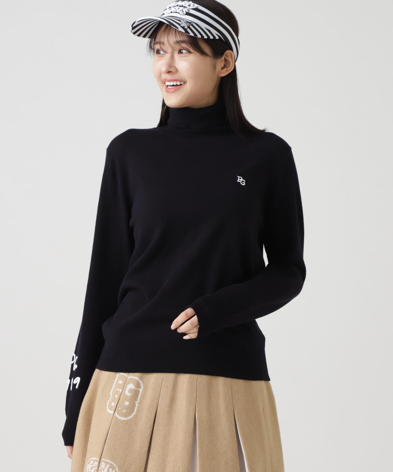 カシミヤタッチタートルネックニットプルオーバー | PEARLY GATES