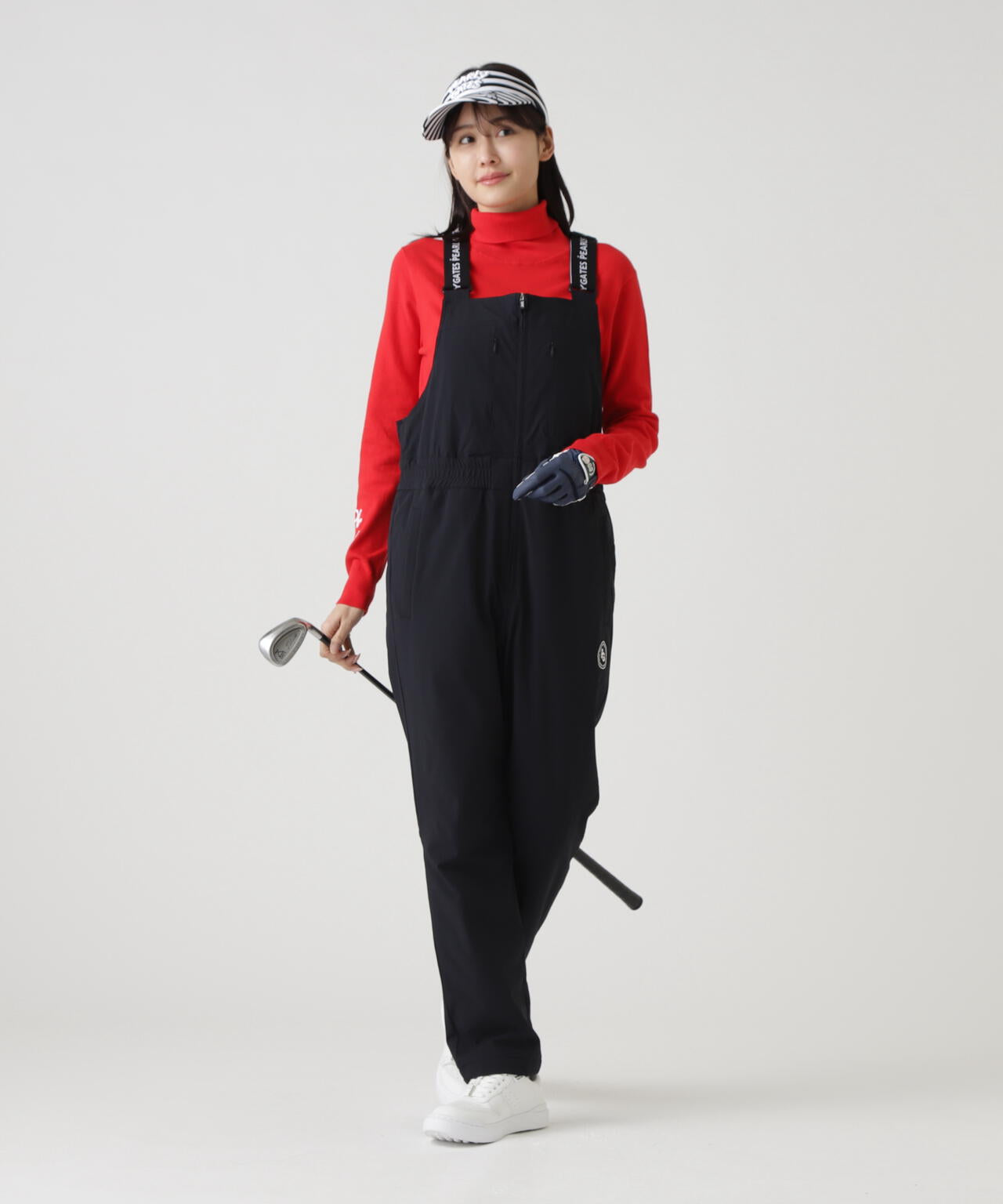 NyストレッチBIGリップストップ中綿オーバーオール | PEARLY GATES