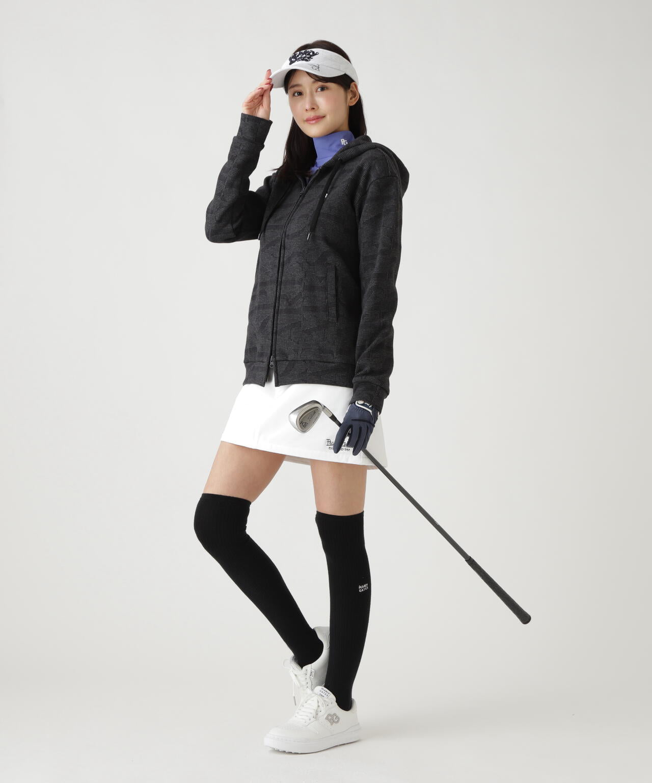 4WAYストレッチ×BACKフリーススカート | PEARLY GATES（パーリーゲイツ