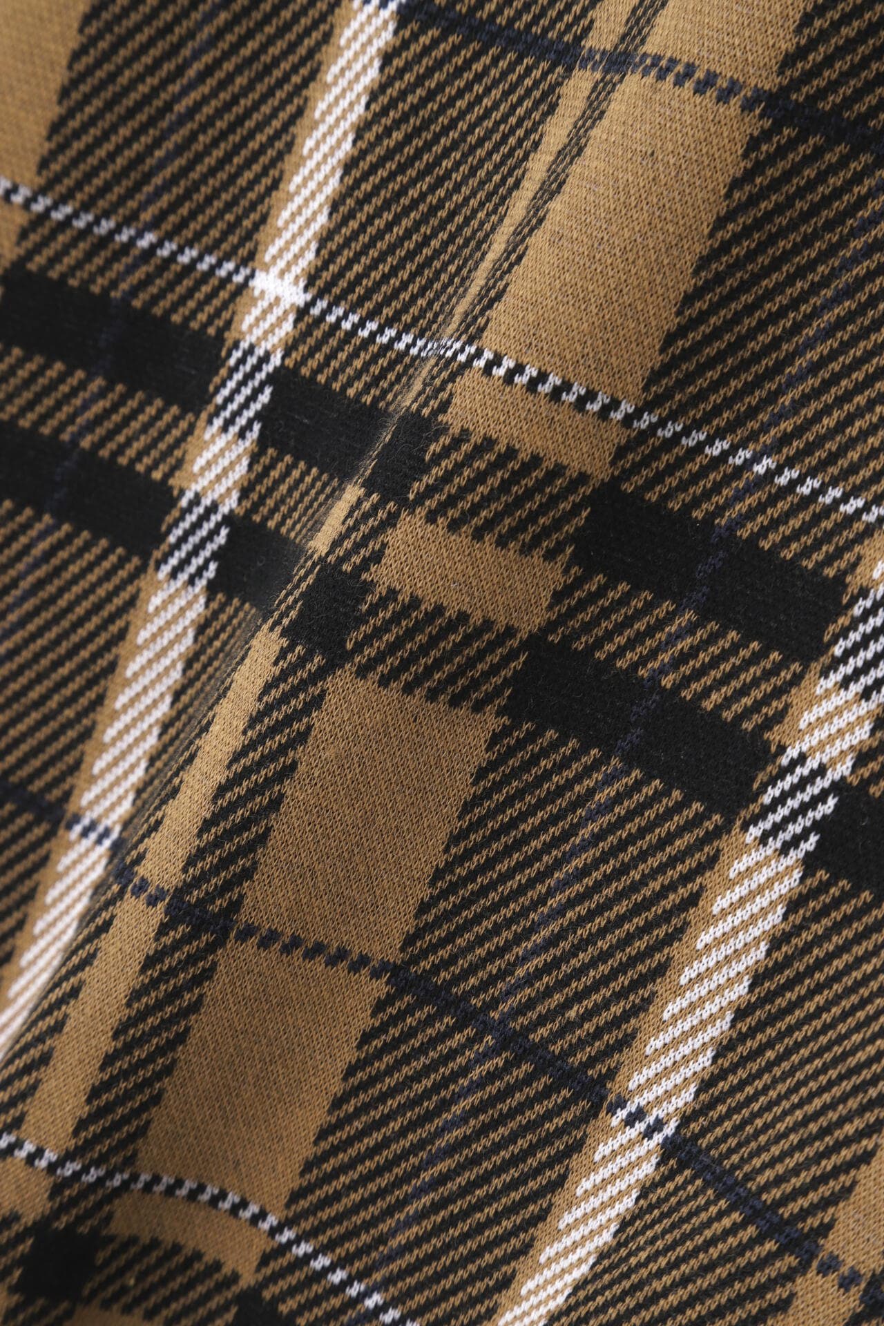 Wジャガード 長袖カットソープルオーバー ＜CHECKシリーズ＞ | PEARLY