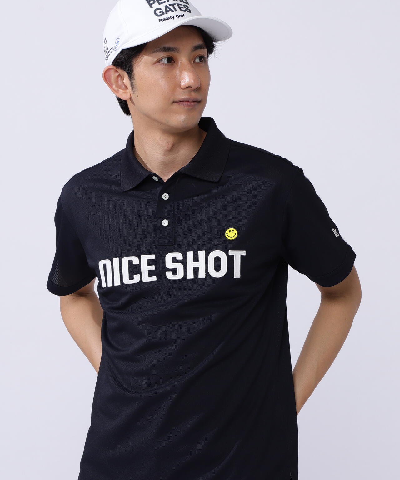 ポリエステルメッシュ半袖ポロシャツ | PEARLY GATES（パーリーゲイツ