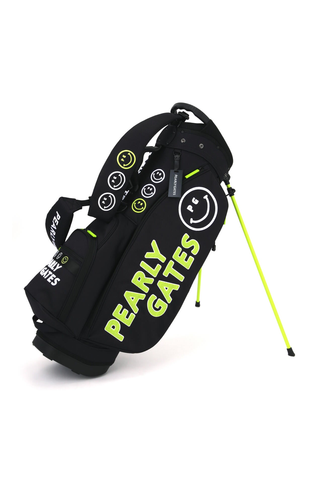 PG SMILE軽量スタンド式 キャディバッグ (46インチ対応)(9型) (UNISEX