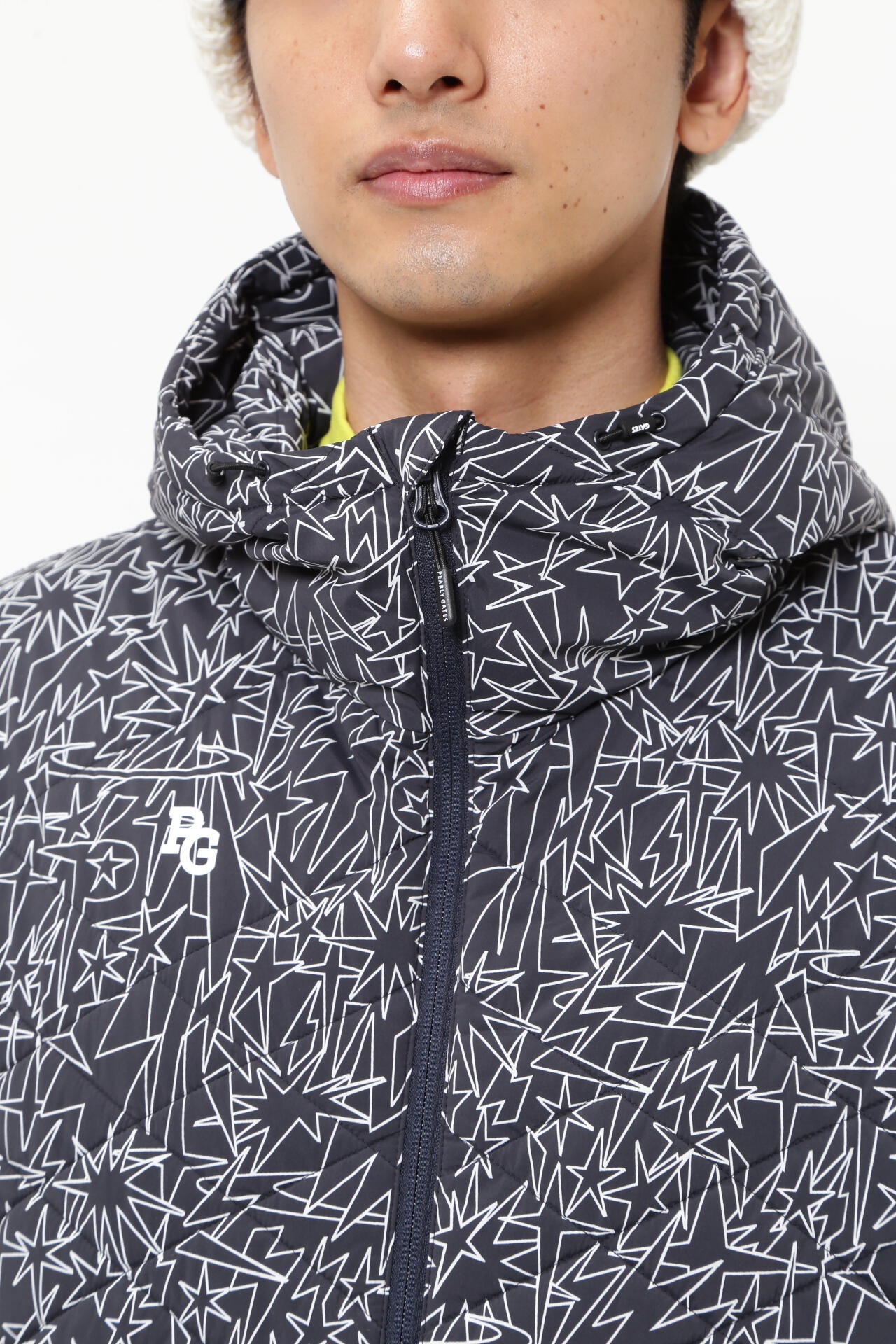 PEARLY GATES/パーリーゲイツ×komatsu撥水パーカ5(星条旗柄) PEARLY