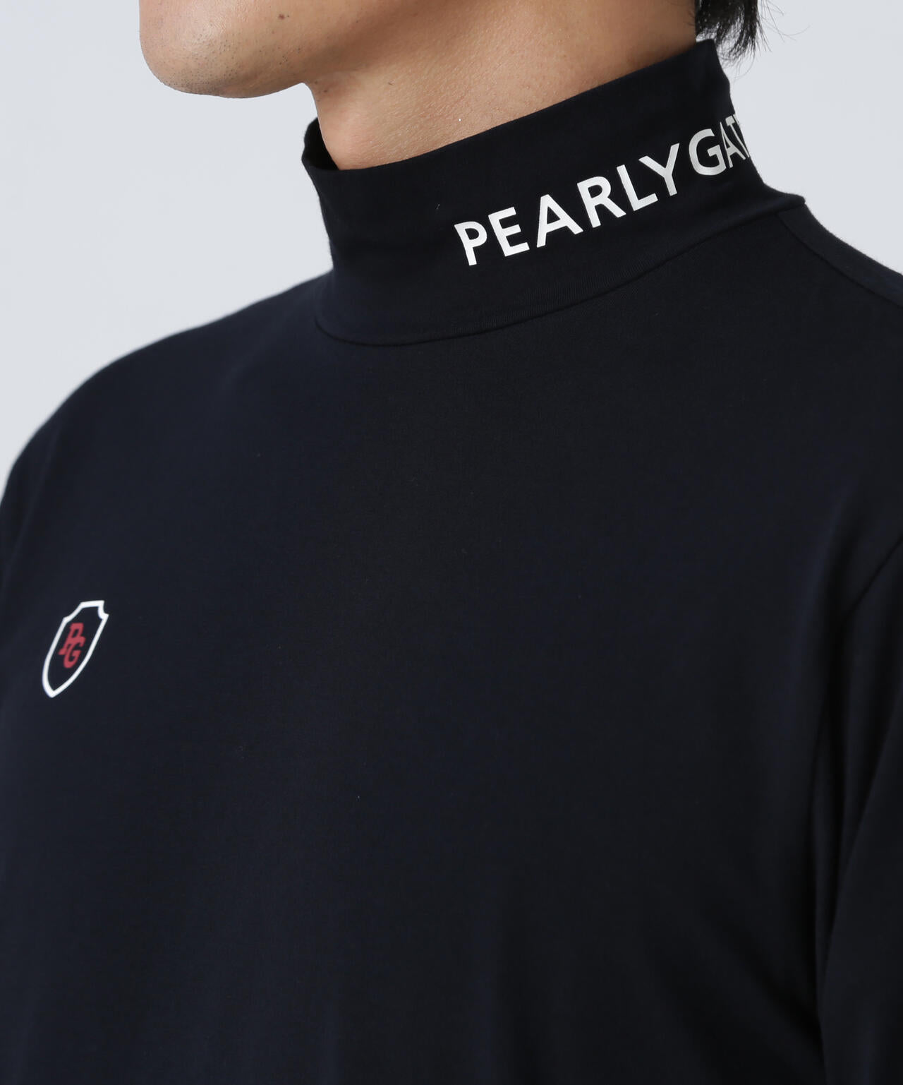 綿ベア天竺長袖ハイネックカットソー | PEARLY GATES（パーリーゲイツ