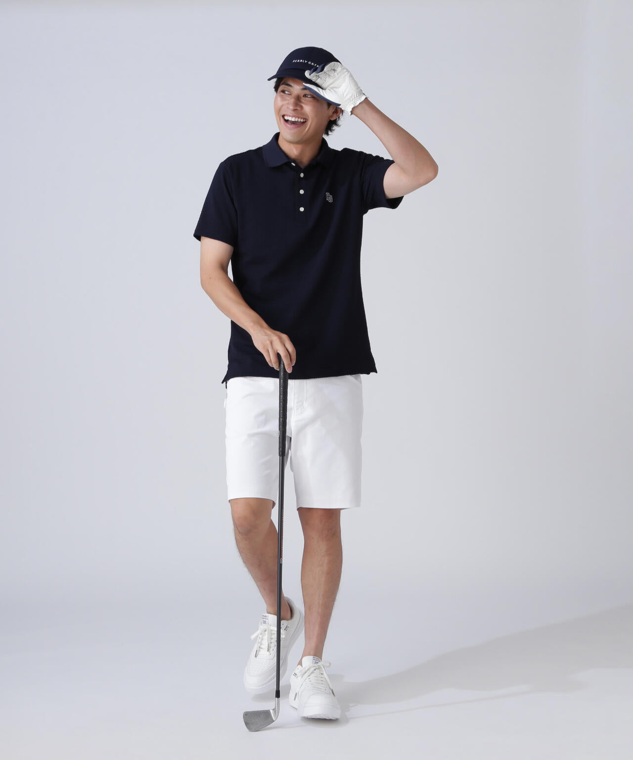 サッカーストライプ半袖ポロシャツ | PEARLY GATES（パーリーゲイツ