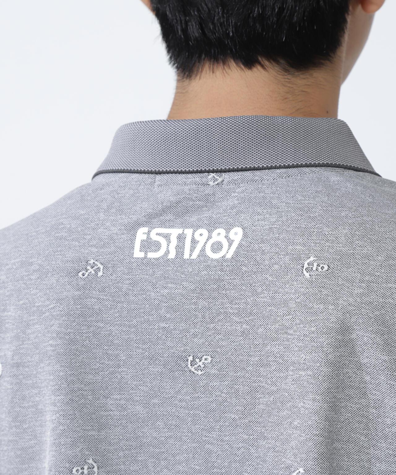 ストレッチカノコアンカージャガード半袖ポロシャツ | PEARLY GATES