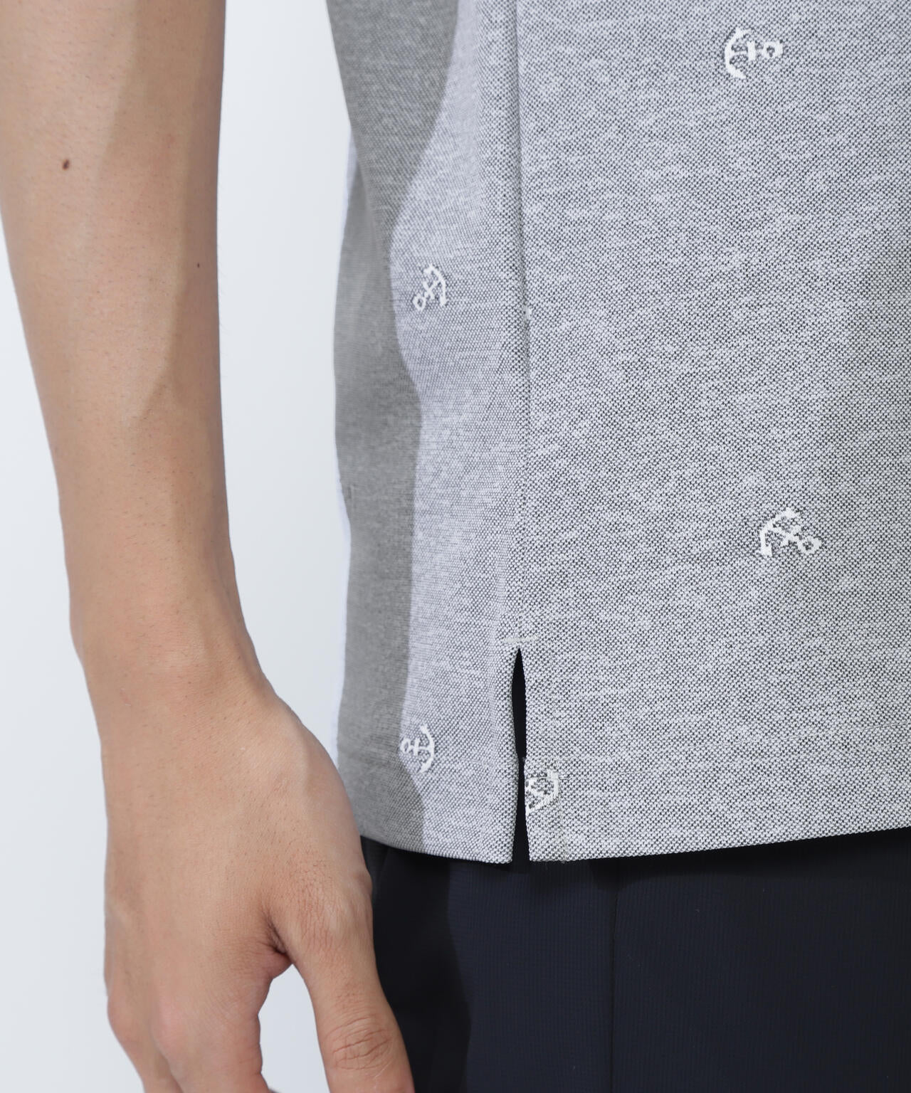 ストレッチカノコアンカージャガード半袖ポロシャツ | PEARLY GATES