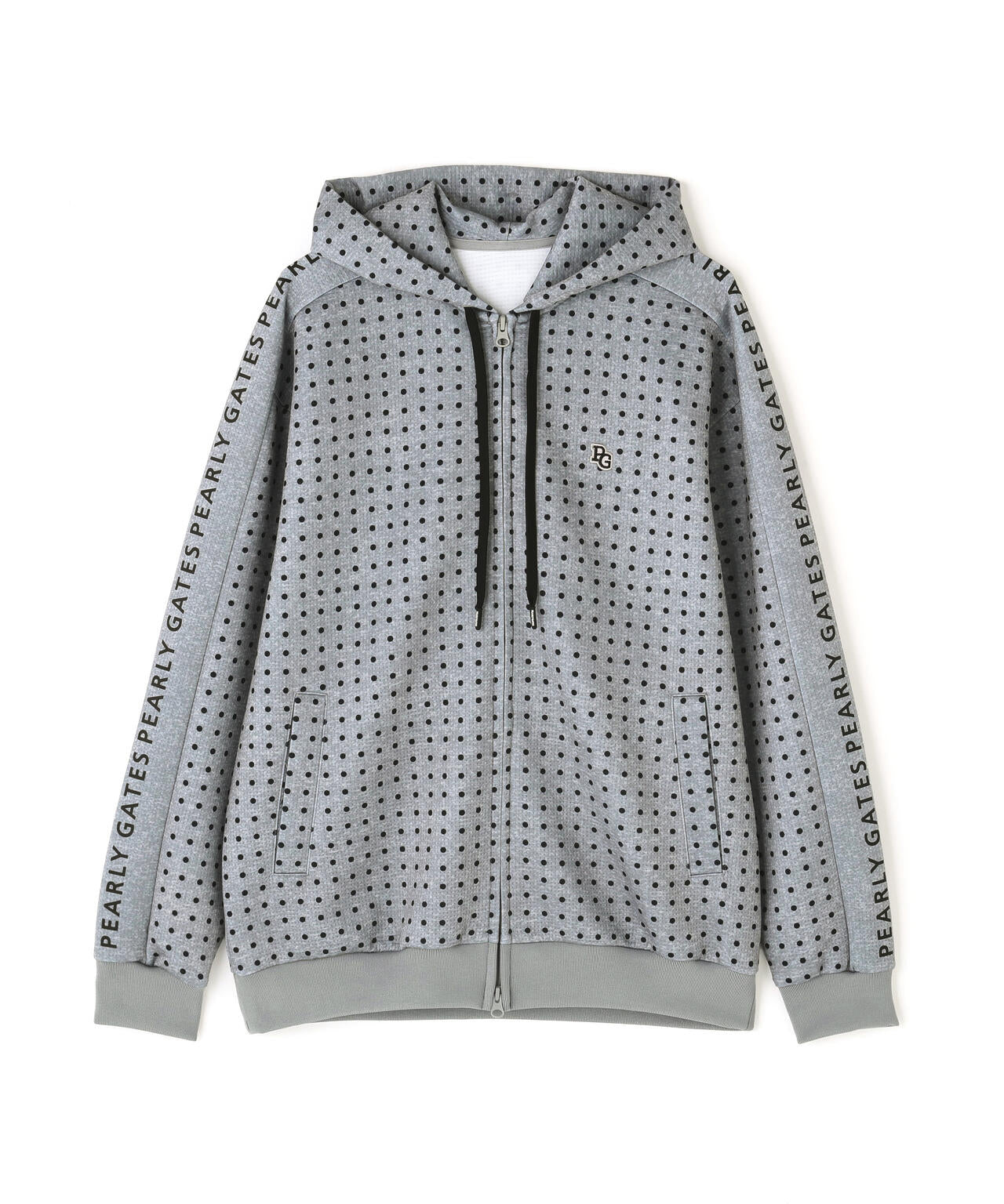 ダブルフェイス フルジップフーディ ＜ミニドット柄＞ | PEARLY GATES
