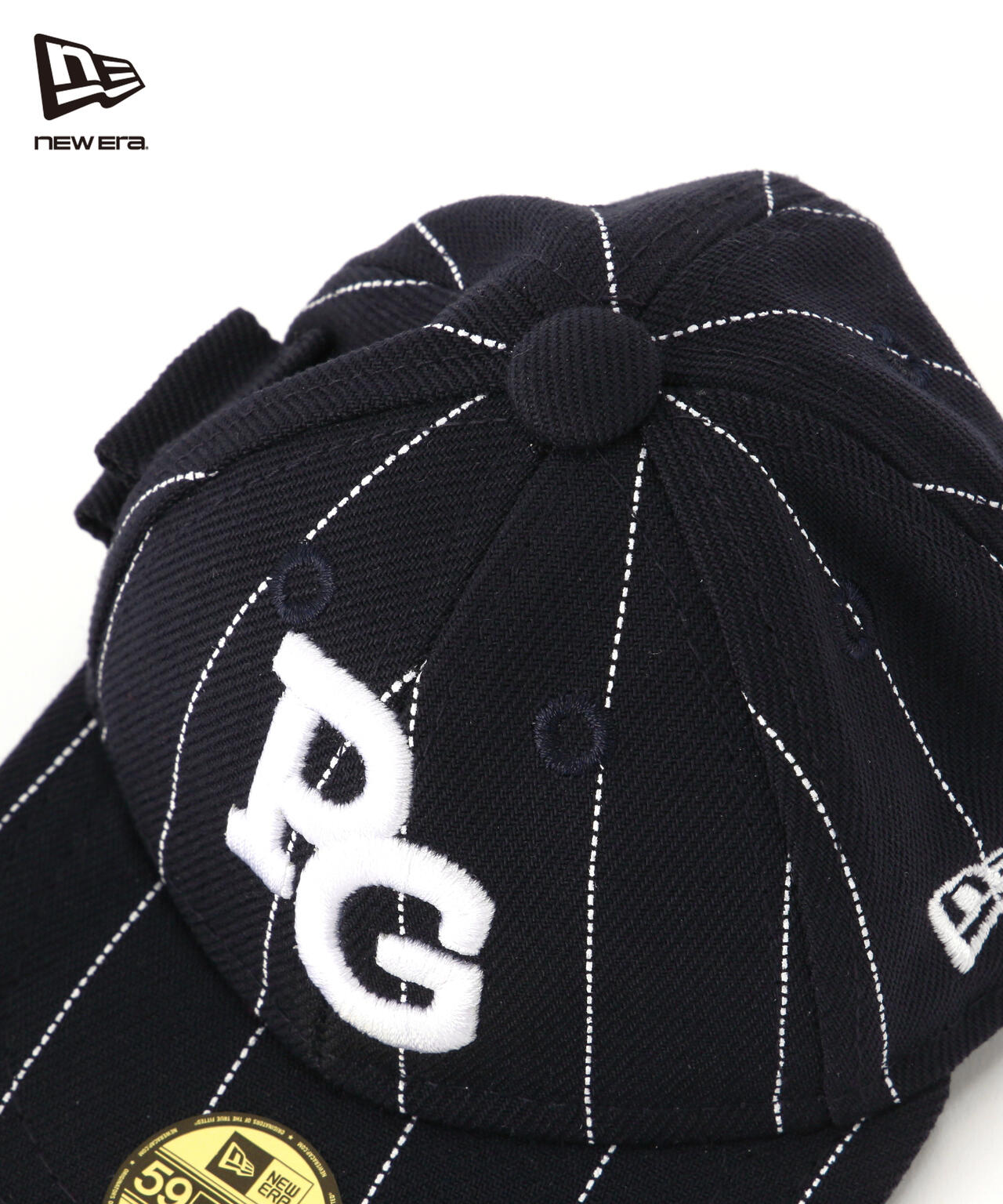 NEW ERA × PG】コラボ ピンストライプ柄ボールポーチ (UNISEX