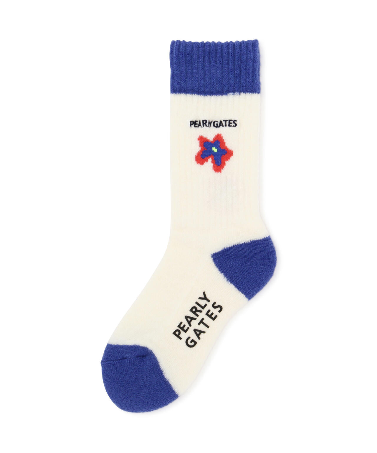 フラワーモチーフミドルソックス (LADIES) | PEARLY GATES（パーリー