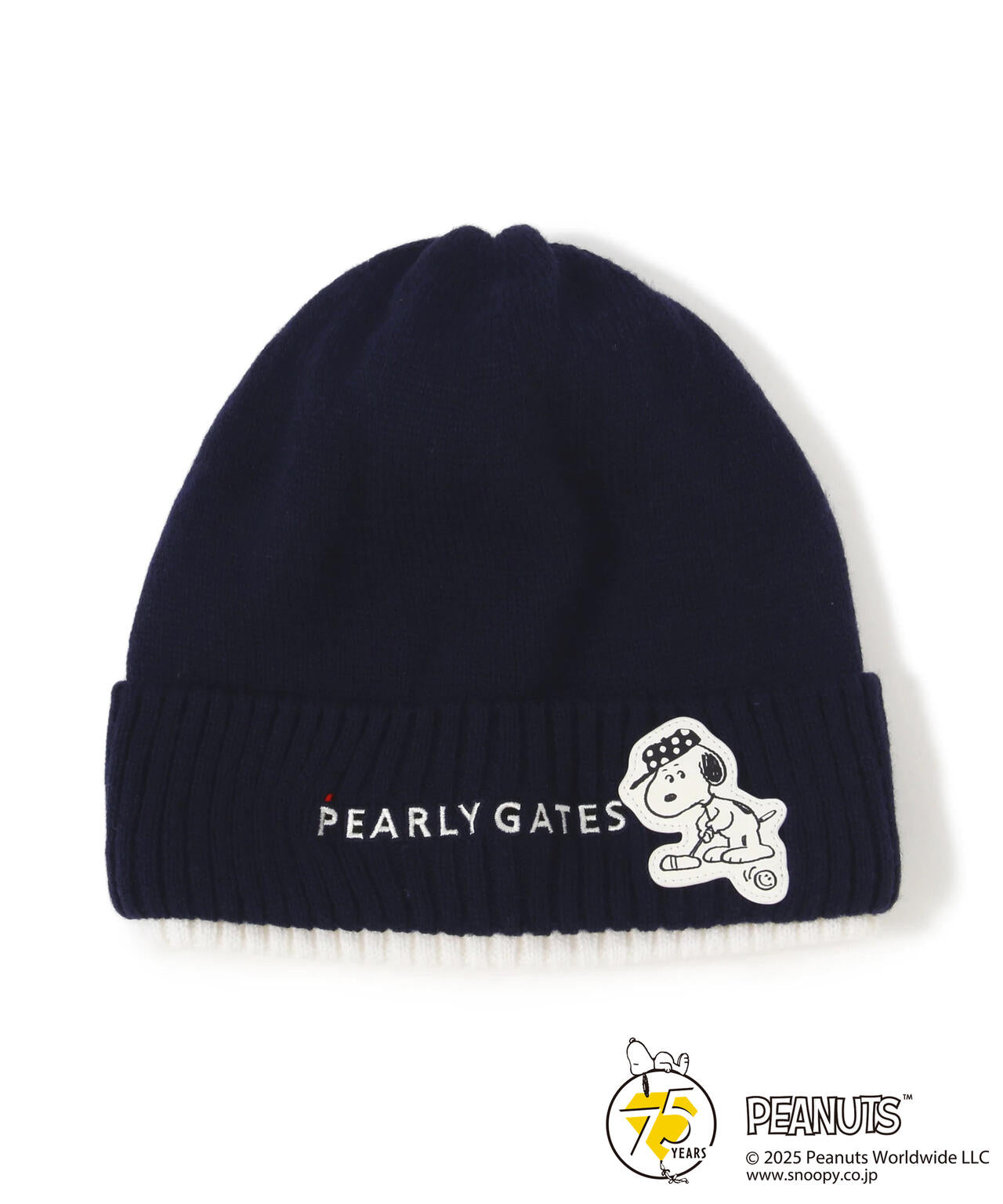 SNOOPY】ニットビーニー (UNISEX) | PEARLY GATES（パーリーゲイツ