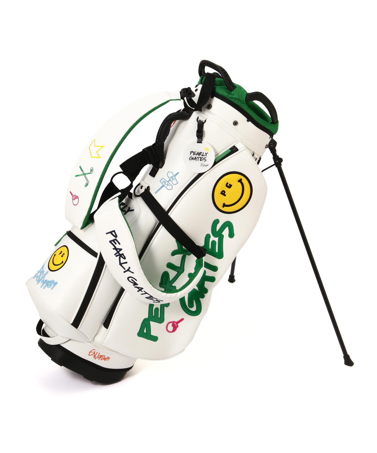 NICO 合皮スタンド式キャディバッグ (46インチ対応) (UNISEX) | PEARLY