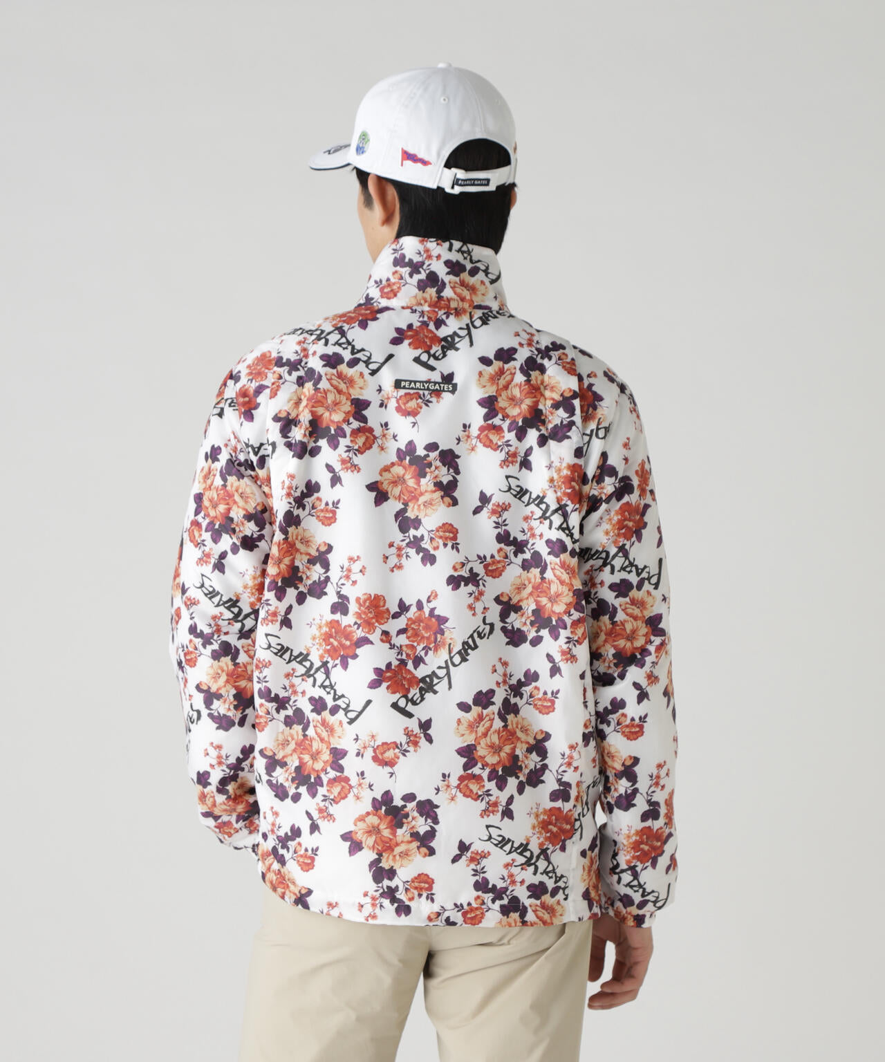 Peミニリップ中綿ジップアップブルゾン ＜繊細花柄＞ | PEARLY GATES