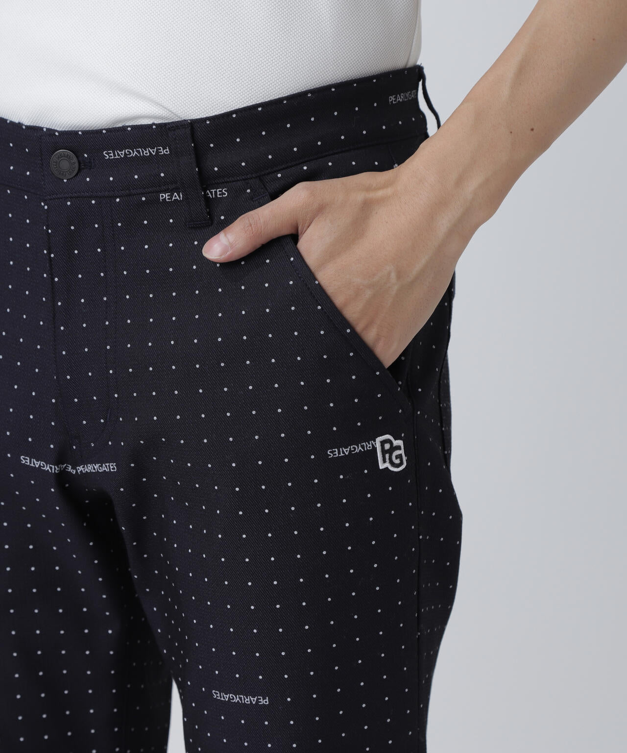 C/Peストレッチドビーツイルパンツ ＜ミニドット柄＞ | PEARLY GATES