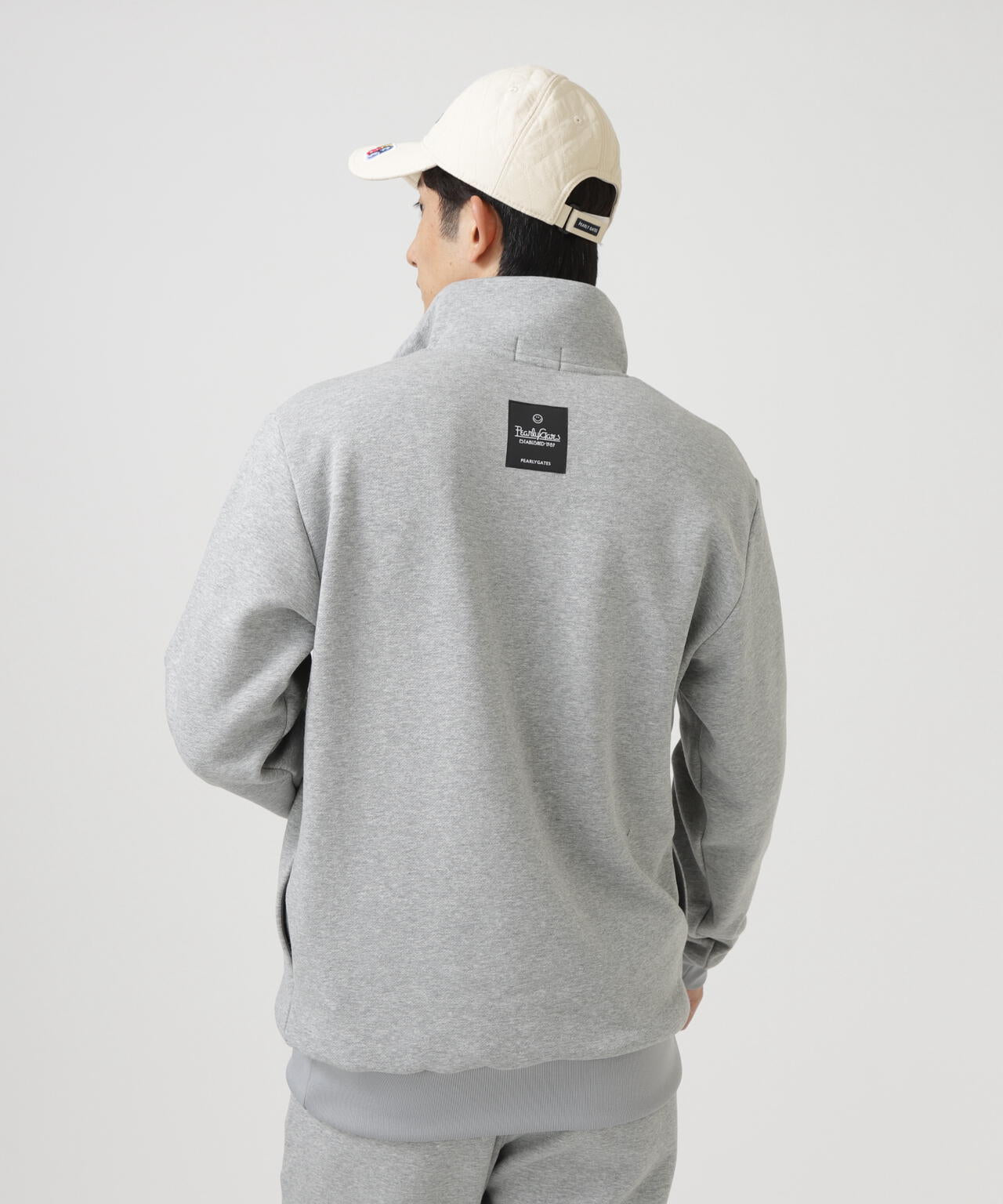 ツイル裏毛スウェットハーフジップアップ | PEARLY GATES（パーリー