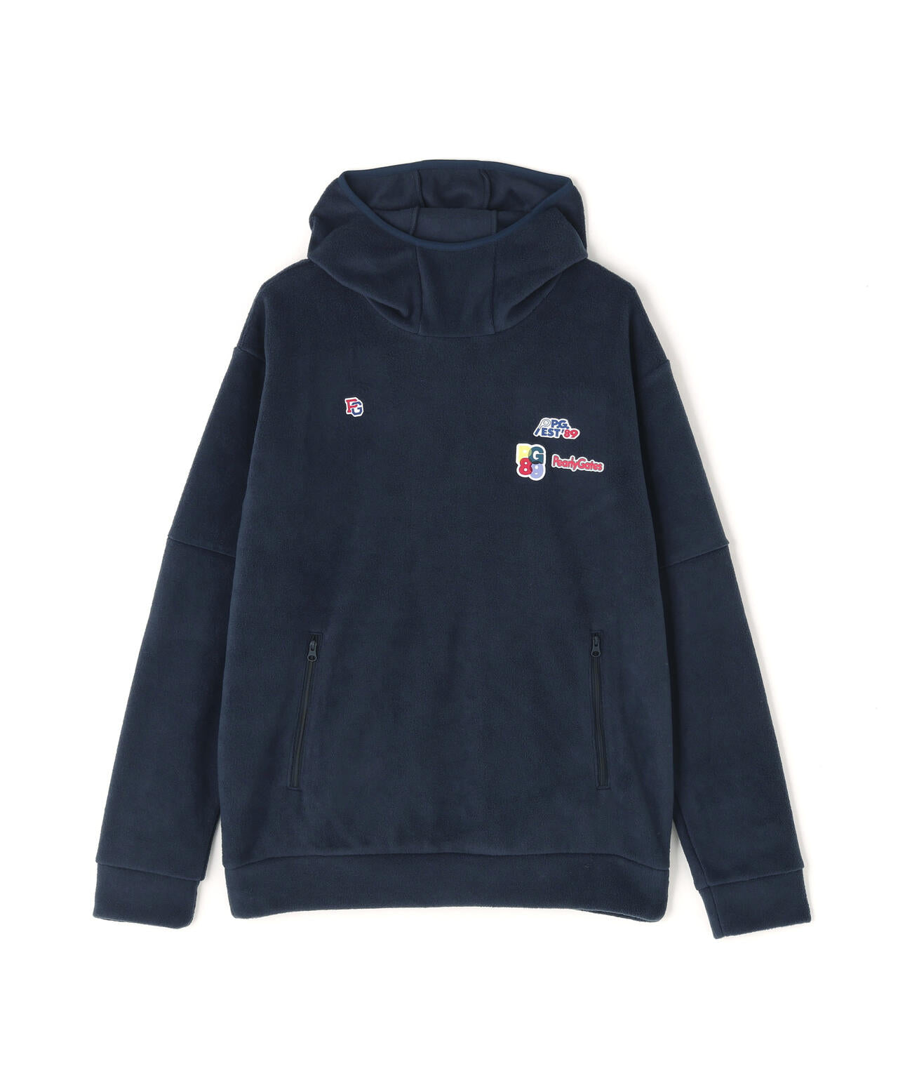 レーヨンブレンドストレッチフリースフーディプルオーバー | PEARLY