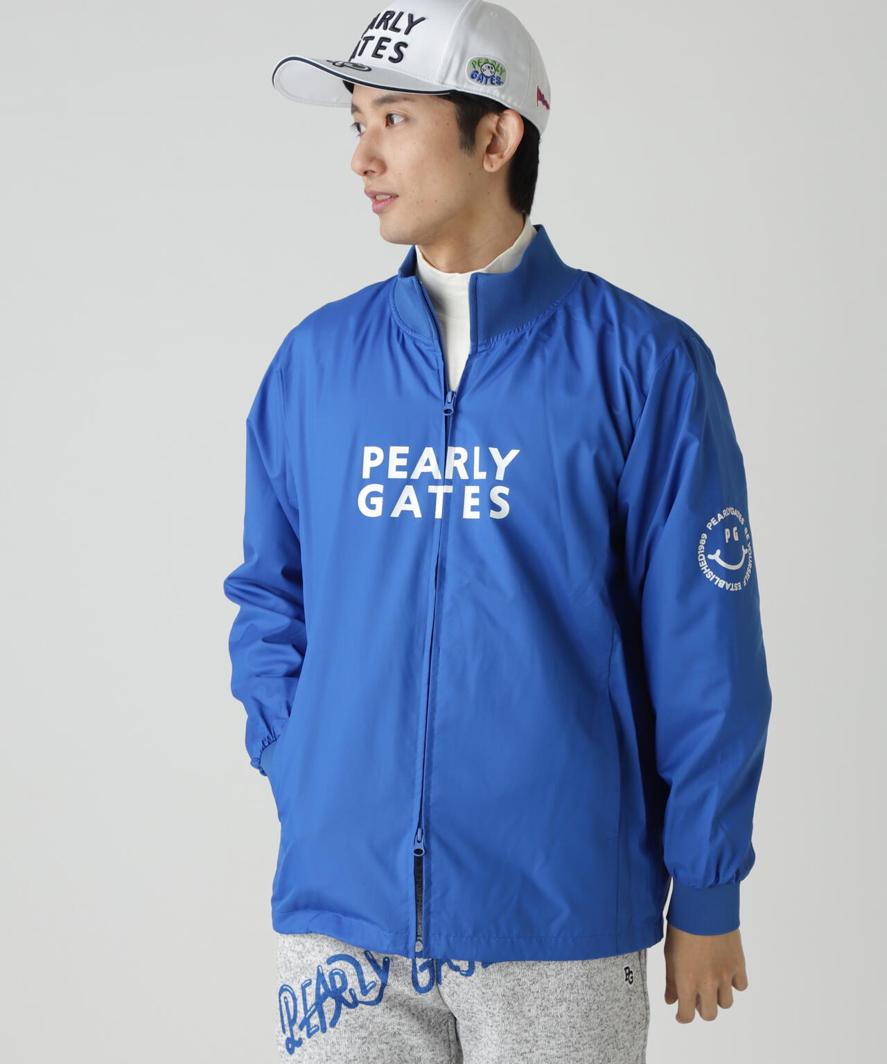 パーリーゲイツ青ジップアップジャケット3 PEARLY GATES ジップアップ