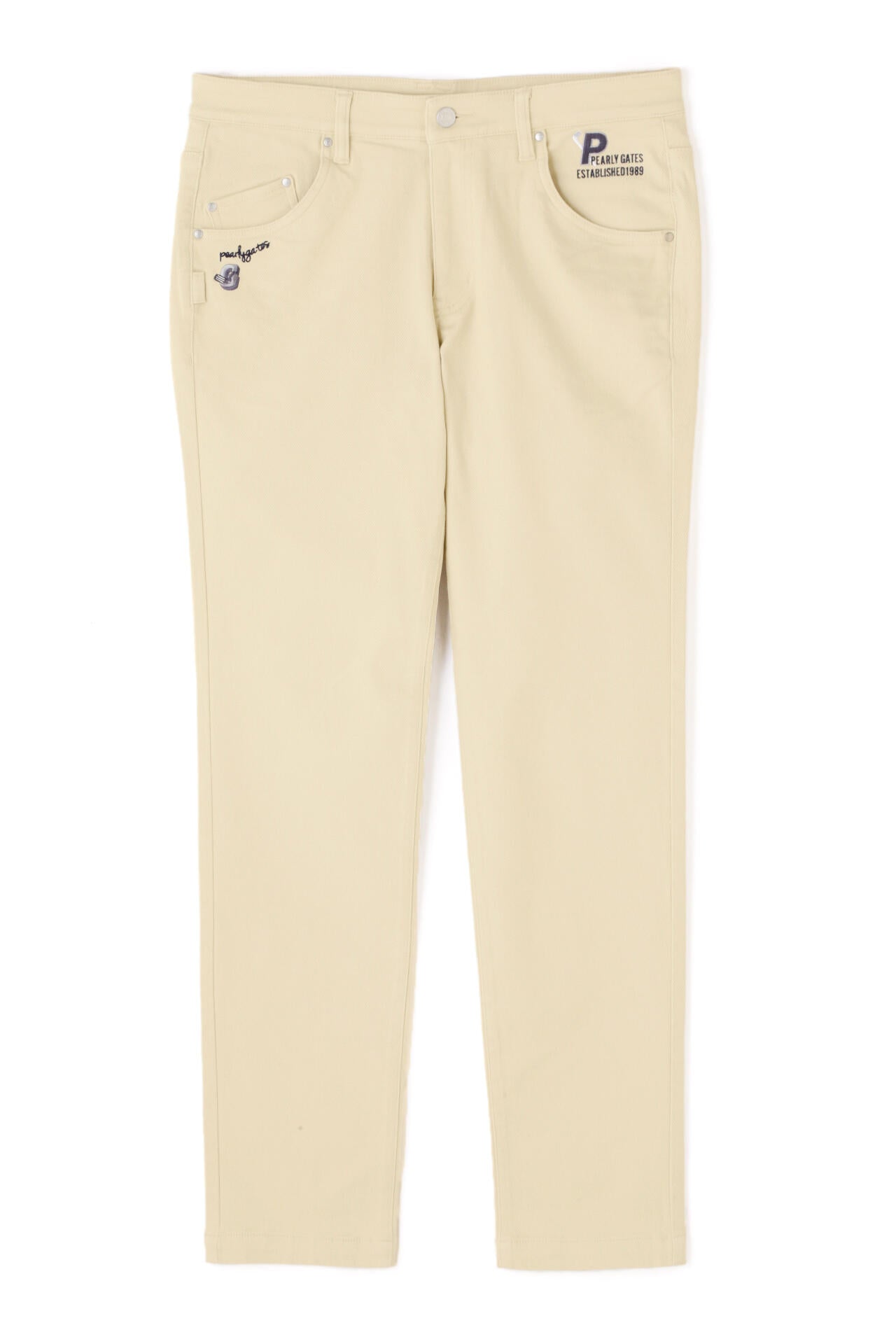 コットンストレッチツイル 表ピーチ 5ポケットパンツ | PEARLY GATES