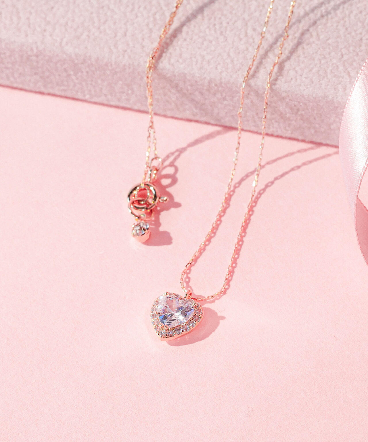 Cubicミニハートネックレス | JILL by JILL STUART（ジル バイ ジル