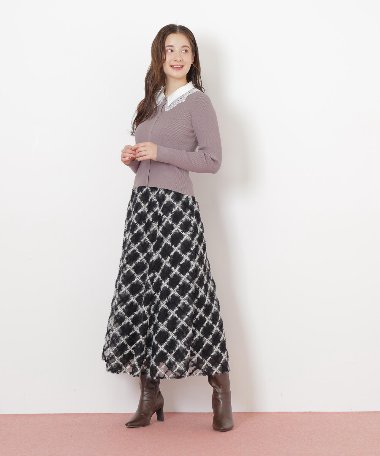 エンブロイダリーシアーチェック | JILL by JILL STUART（ジル バイ