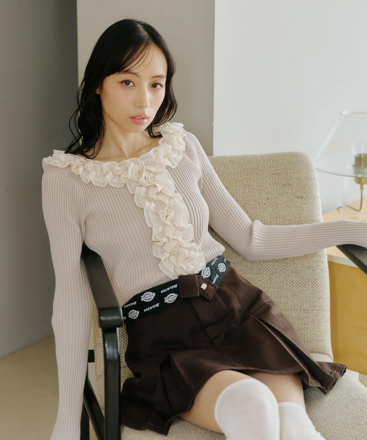 フリルトリムニット | JILL by JILL STUART（ジル バイ ジル