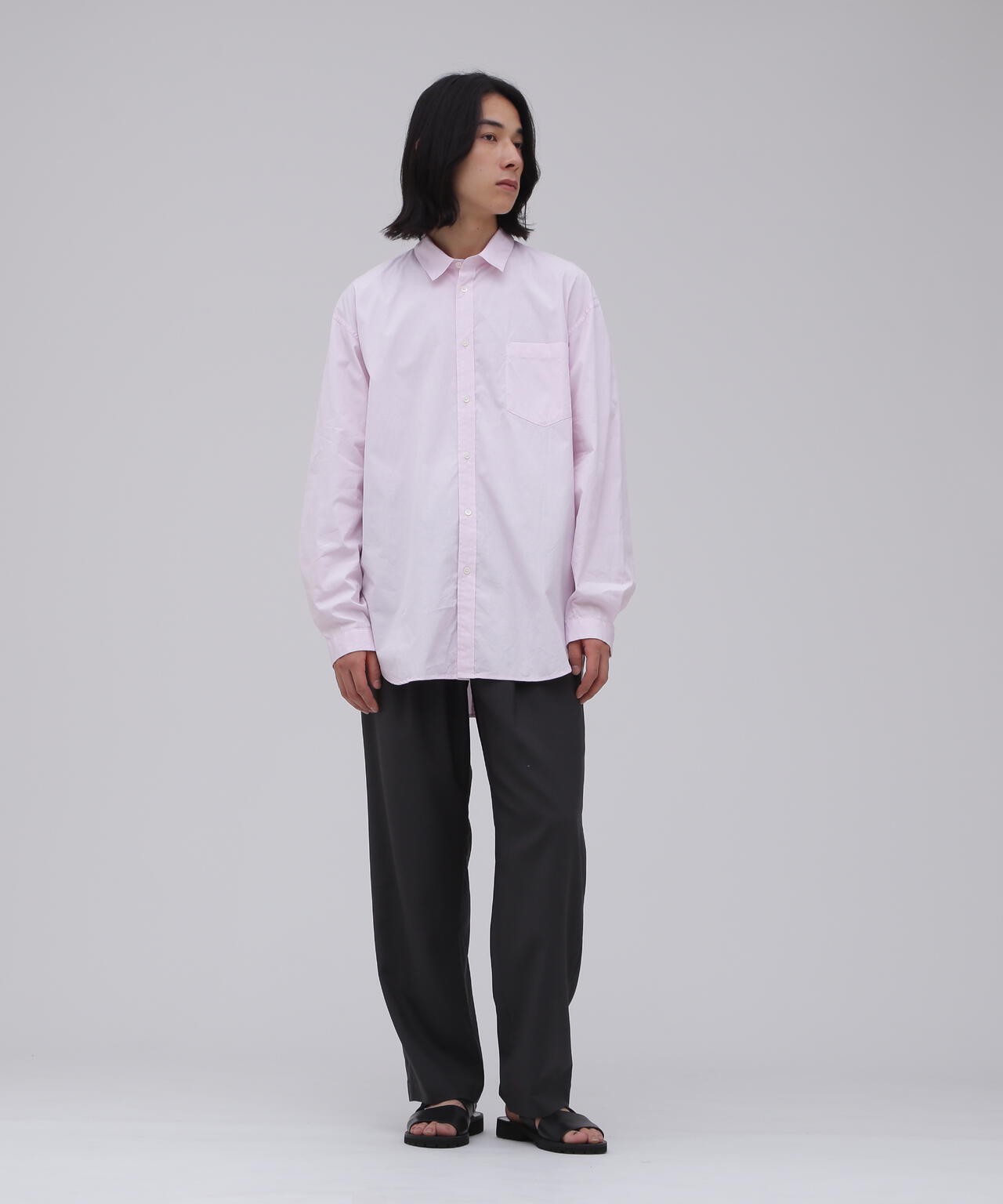 ATON / GIZA BROAD WASHED SHIRT | THE LIBRARY（ザ ライブラリー