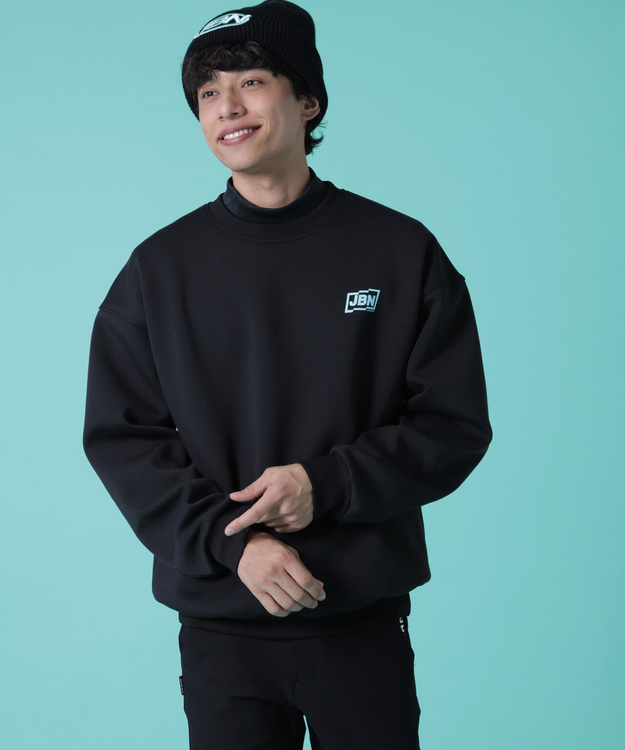 JBMINT】オクタ裏地付きダンボール長袖スウェットプルオーバー | Jack