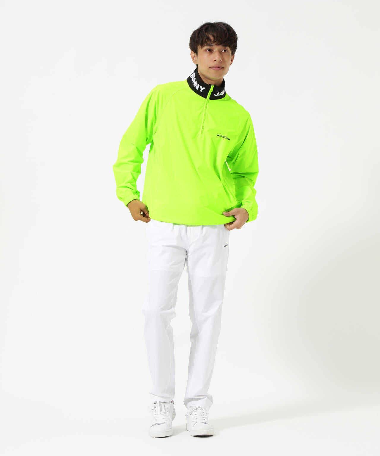 裏メッシュハーフジップアップブルゾン | Jack Bunny!!（ジャック