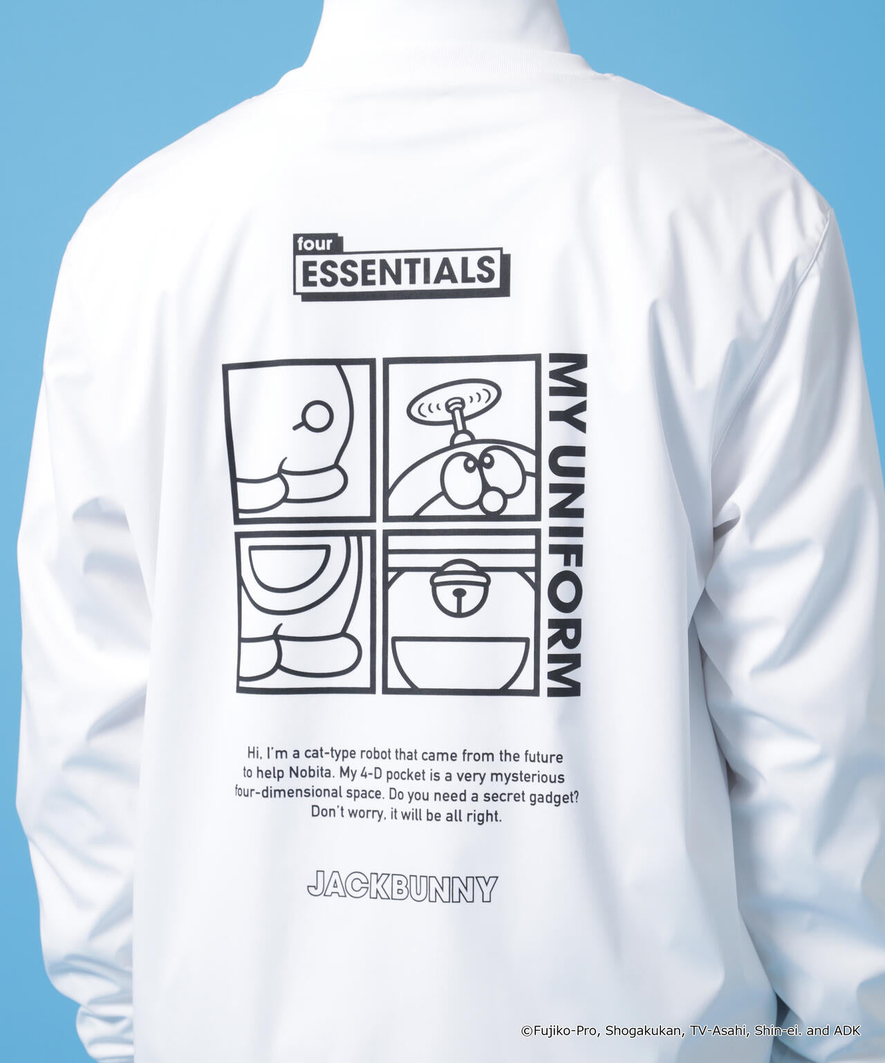 ドラえもん】PEスムースボンディングブルゾン | Jack Bunny