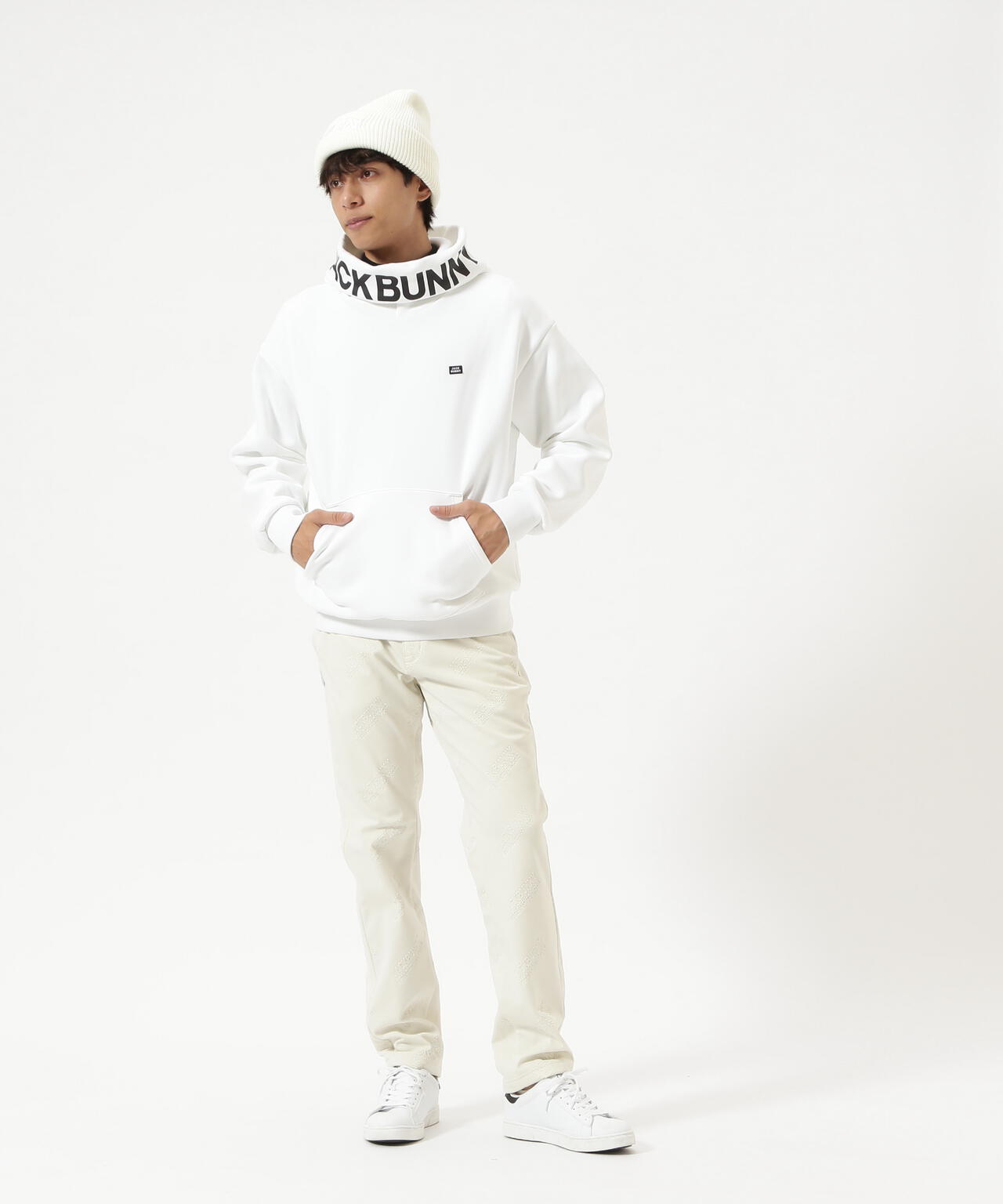 ラミネートスムース 裏地付きロングパンツ | Jack Bunny!!（ジャック