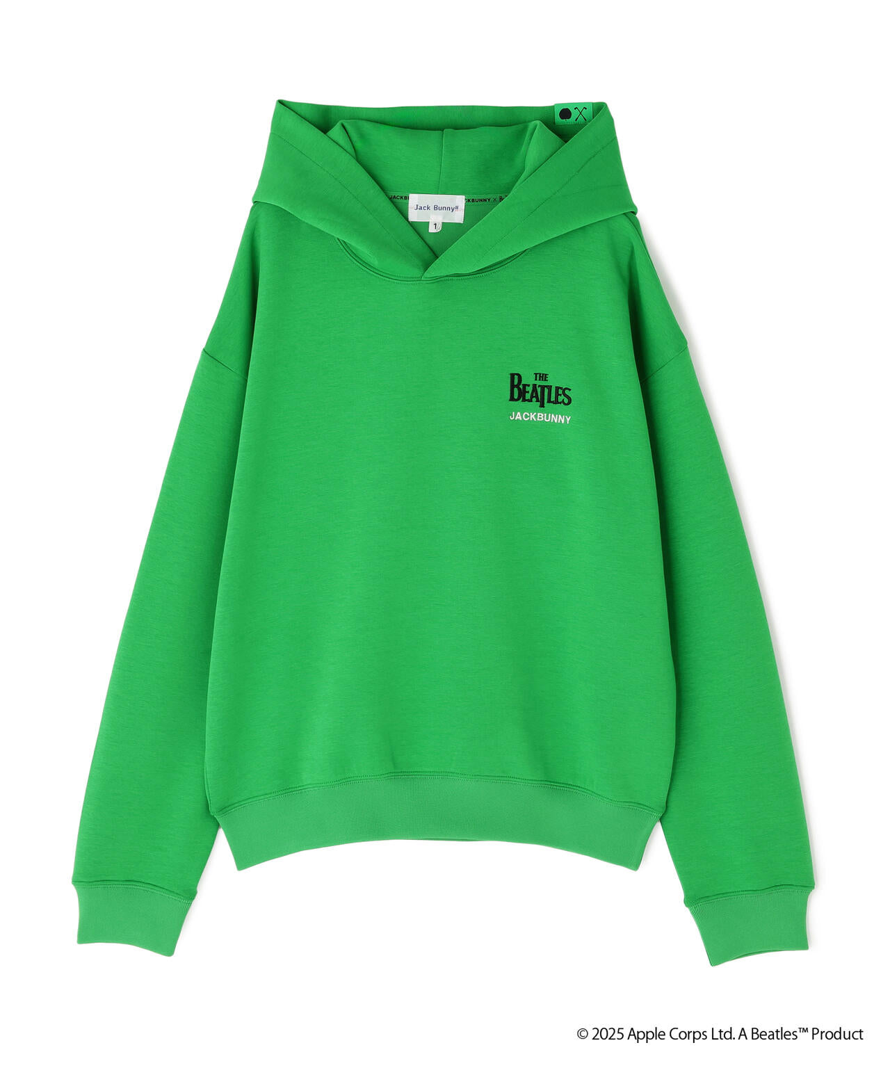 The BEATLES ×Jack Bunny!!】T/Cダンボール長袖プルオーバーフーディ