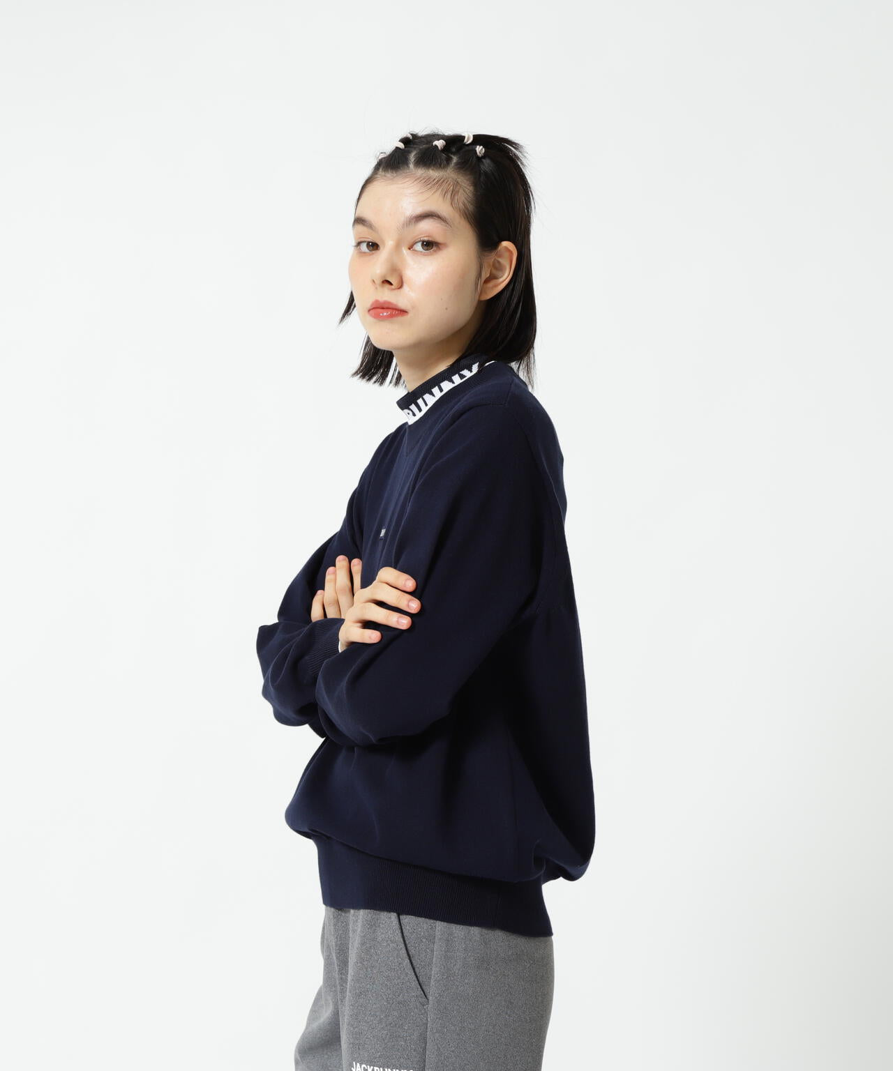 16Gクルーネックニットプルオーバー | Jack Bunny!!（ジャックバニー