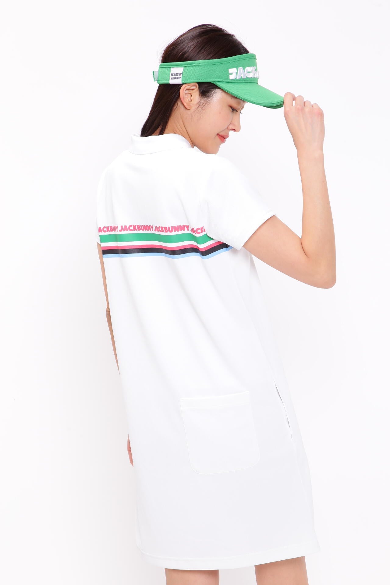 ZERO AQUA カノコ半袖ポロワンピース | Jack Bunny!!（ジャックバニー