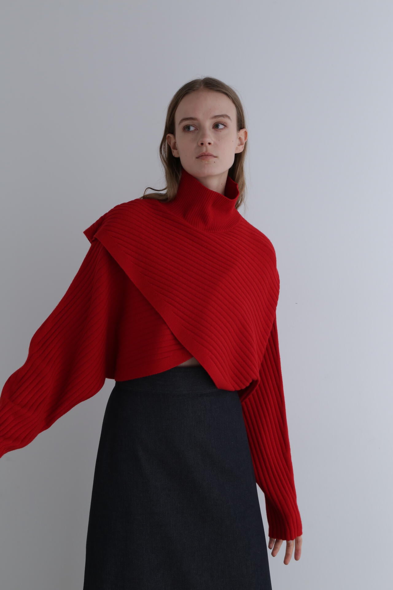 ウールワイドリブクロスニット | LE PHIL（ル フィル） ｜【公式】通販