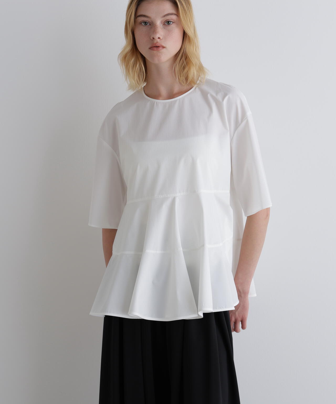 SOLOTEX ブロードフレアブラウス | LE PHIL（ル フィル） ｜【公式