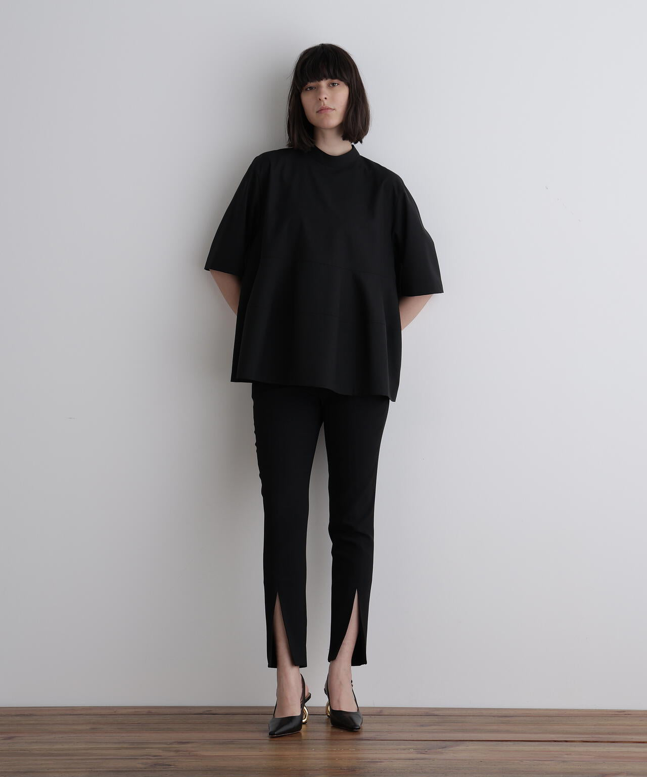 ドライウールハーフスリーブブラウス | LE PHIL（ル フィル） ｜【公式